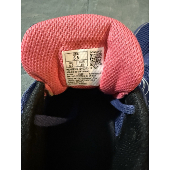 Saucony Cohesion 15 Cobalt Punch Women's Running Shoe Size 8.5 - Picture 8 of 12